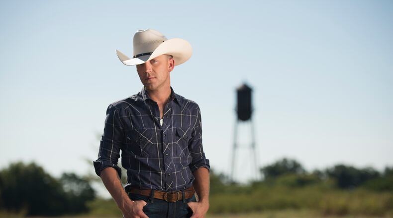 Justin Moore will perform at Cobb Energy Performing Arts Centre on Oct. 21.
