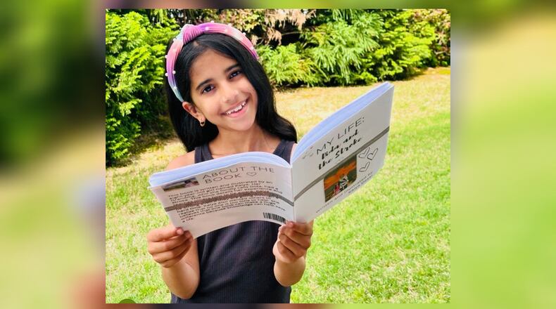 Eight-year-old Kaiya Desai is now a published author and a second-grade student at High Point Elementary School in Sandy Springs. (Photo Provided by Desai Family)
