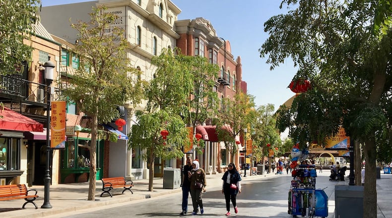 Studio Central re-creates an old New York set on a Hollywood back lot and provides entry to the four other zones in Motiongate. (Stephen M. Silverman/Chicago Tribune/TNS)