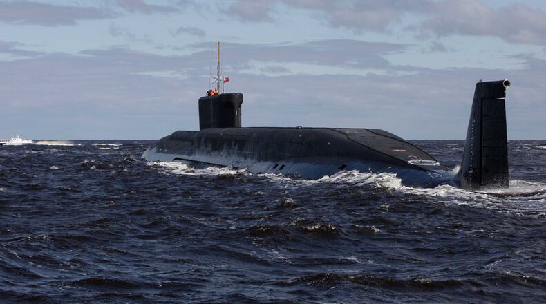 This 2009 photos shows a Russian nuclear submarine during sea trials near Arkhangelsk, Russia. Investors gave money to an Alpharetta man’s fund for a high-tech submarine in 2015. He spent $1.2 million of that on cars, watches, student loans and gifts, the SEC says.