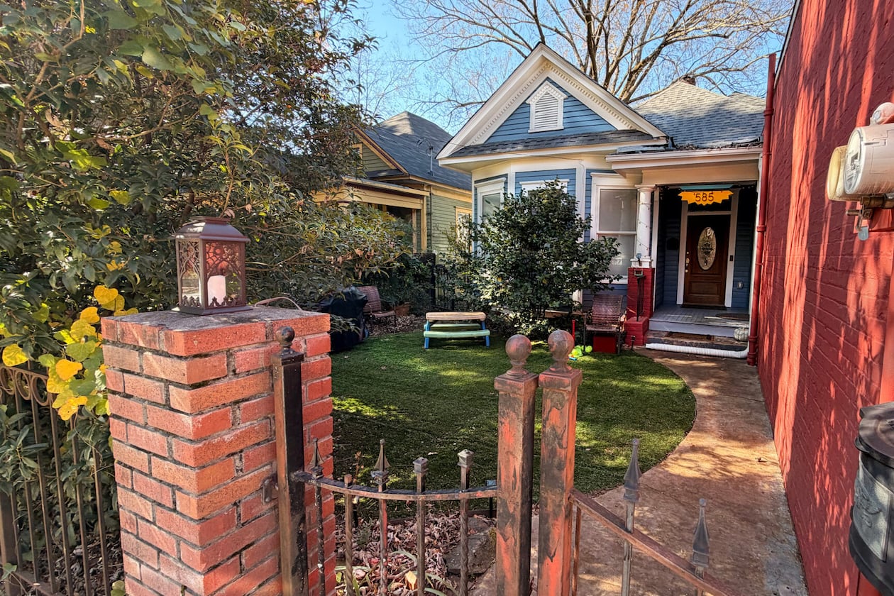 This home, located at 585 Boulevard SE in Grant Park, is the former Georgia Milk Confederation Store and Miss Georgia Dairies ice cream shop. The home is one of 10 on this year’s Grant Park Candlelight Tour of Homes. (Courtesy of Grant Park Candlelight Tour of Homes)