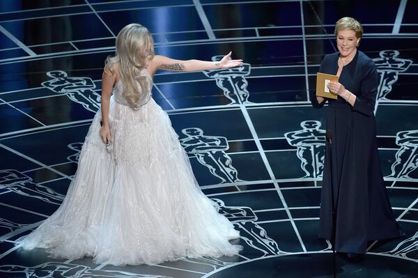 onstage during the 87th Annual Academy Awards at Dolby Theatre on February 22, 2015 in Hollywood, California.