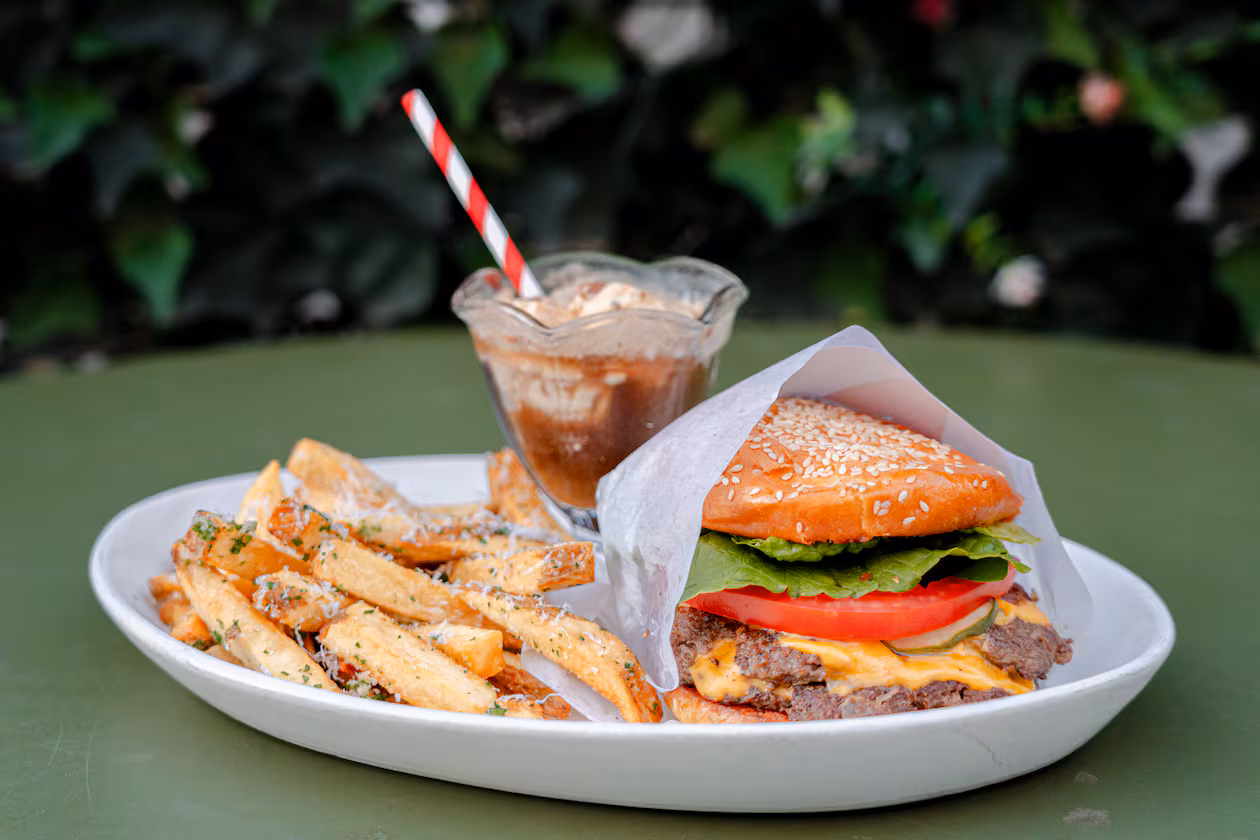The A-Town Burger will be on the menu at chef Joey Ward’s patio bar, Bar Belle, which is attached to Southern Belle and Georgia Boy. (Courtesy of Southern Exposure)
