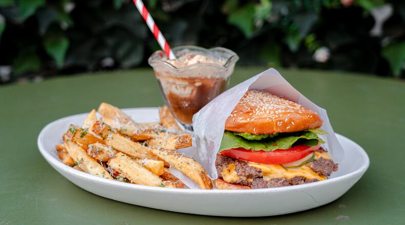 The A-Town Burger will be on the menu at chef Joey Ward’s patio bar, Bar Belle, which is attached to Southern Belle and Georgia Boy. (Courtesy of Southern Exposure)