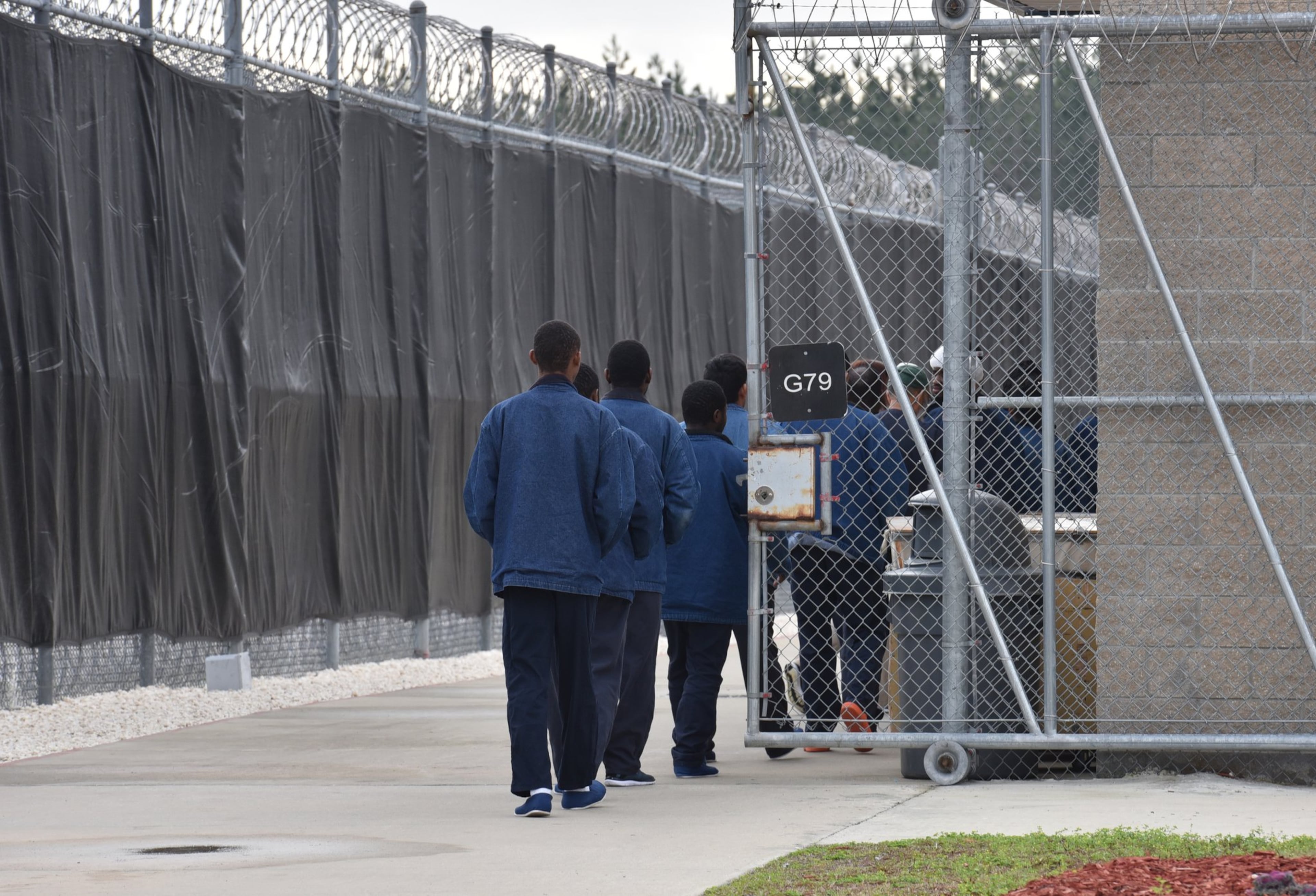 U.S. Immigration and Customs Enforcement and GEO Group were considering expanding the Folkston ICE Processing Center in Charlton CountyGeorgia, in 2018. (Hyosub Shin/AJC0