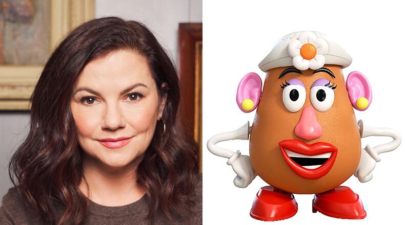Former Atlantan and a co-founder of Whole World Theatre, Anna Vocini, is the voice of Mrs. Potato Head in "Toy Story 5," which premieres this week. Estelle Harris, who voiced the character in the first four installments of the franchise, died in 2022. (Courtesy of Anna Vocini, Disney)
