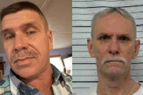 Erik Sparre (left) was dropped as a suspect in 1986 but has now been linked to the scene where Harold and Thelma Swain were killing in Camden County, according to a new court filing. Dennis Perry (right) was convicted of the murders but was exonerated after serving 20 years in prison. (AJC file photos)