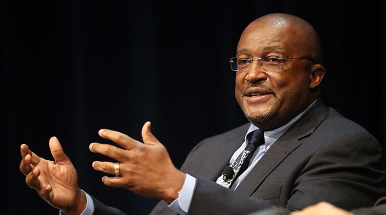 Dave Moody represented construction firm Moody Construction Co. during the forum sponsored by the Council for Quality Growth. The Falcons say groundbreaking on the new facility could start by April and will be complete by the 2017 season.