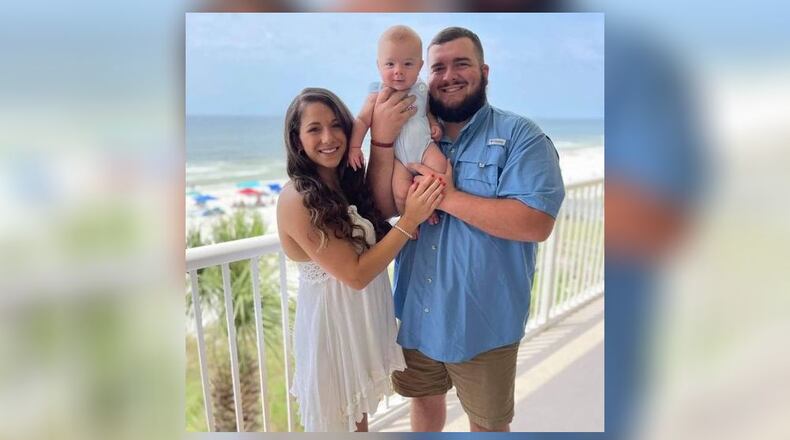 Alamo police Officer Dylan Harrison, 26, was shot and killed Saturday morning during his first shift.