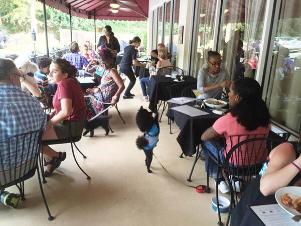 For al fresco dining in John's Creek, grab a seat on the covered patio at Sugo. / Credit: Sugo.