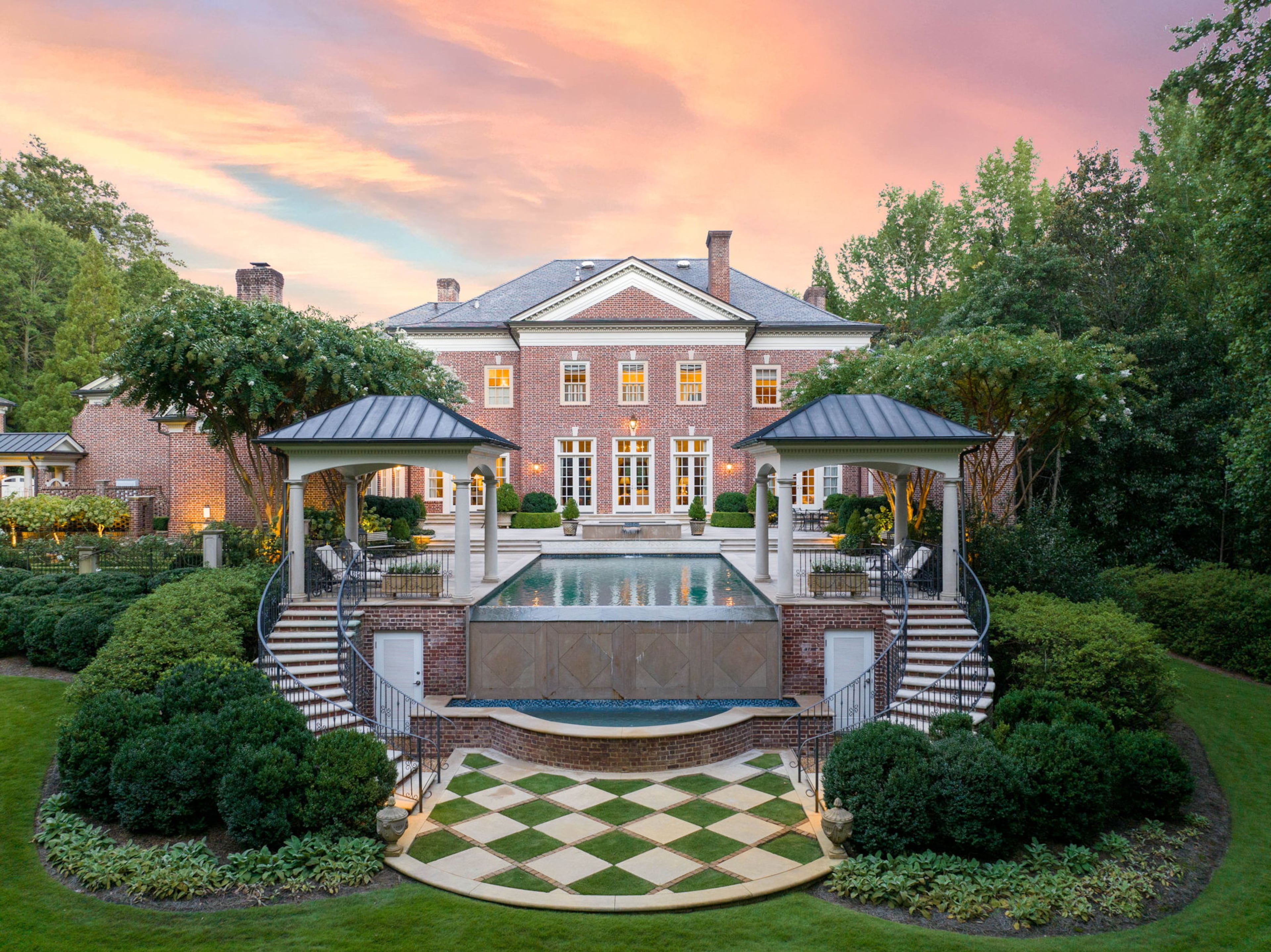 Sold for $12,865,000, the Buckhead property features over 14,000 square feet of living space in the main house alone.