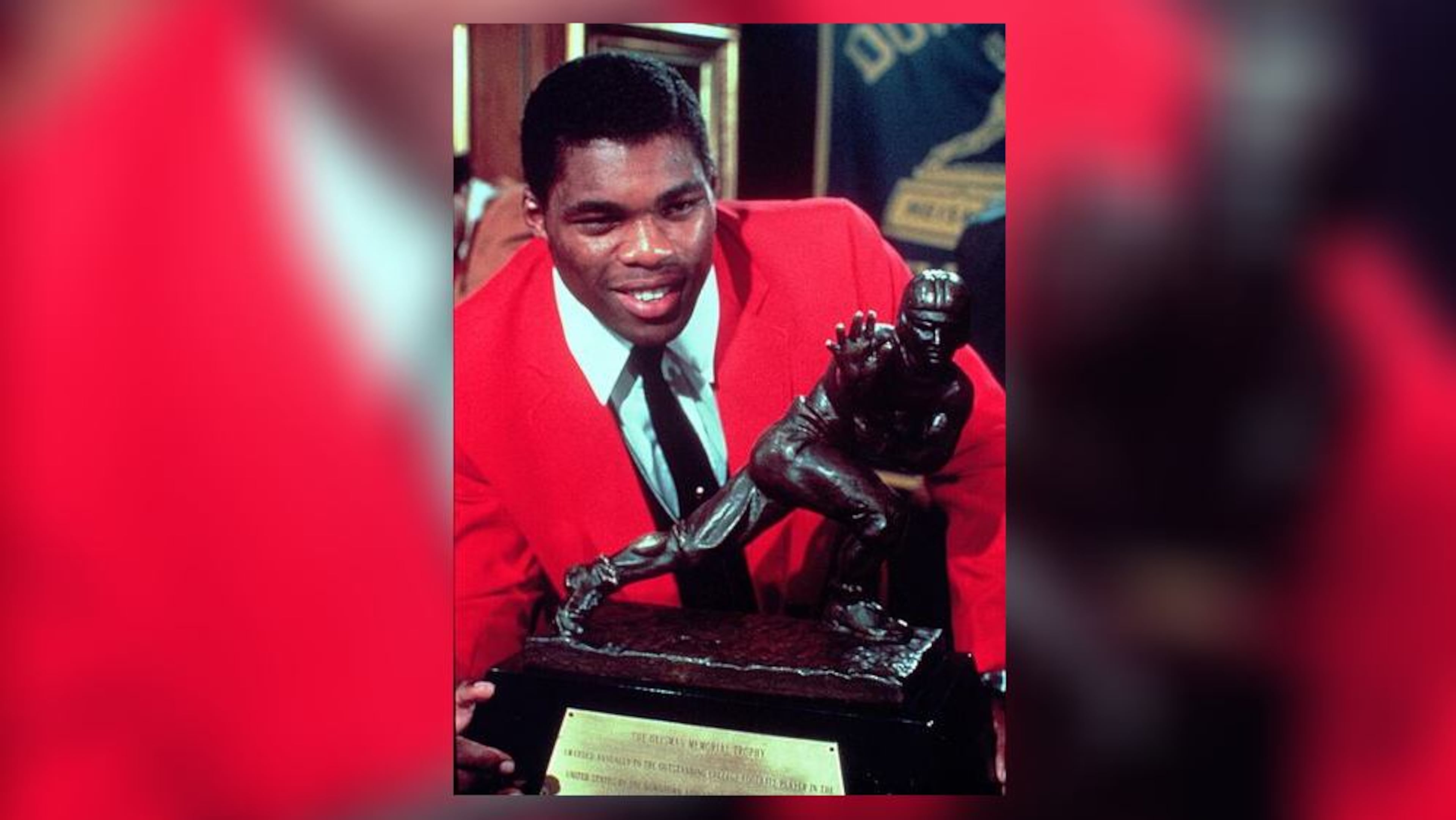 Herschel Walker won the Heisman Trophy in 1982 while a running back at the University of Georgia. (AJC file photo)