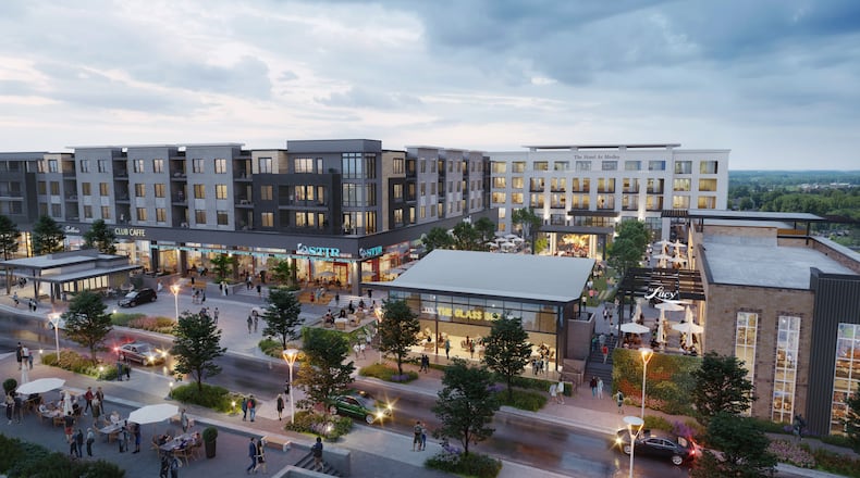 Toro Development Co. on Tuesday said Mainsail Lodging & Development will develop and manage the future 150-guest room hotel planned for Medley in Johns Creek. (Courtesy of Toro Development Co.)