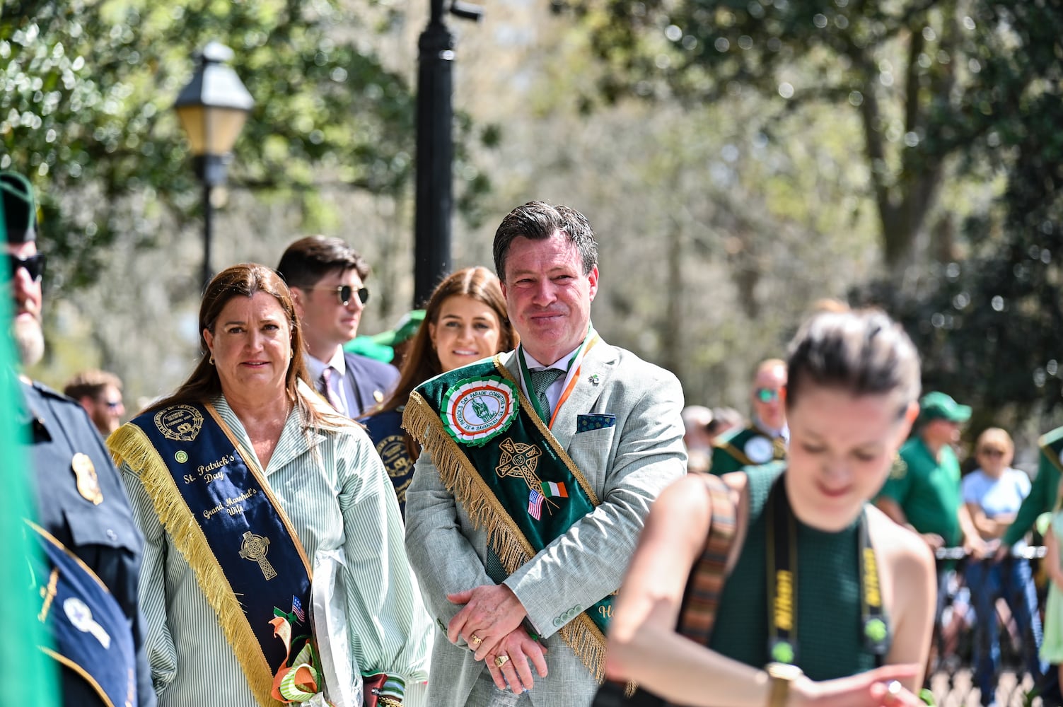 Greening of Forsyth Park Fountain