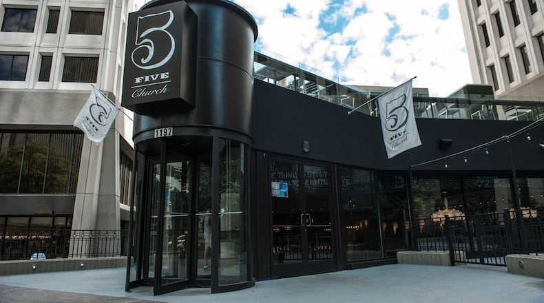 Celebrate the first anniversary of 5Church Atlanta with a prix-fixe dinner, champagne toast and more. Photo credit: Melissa Libby & Associates.