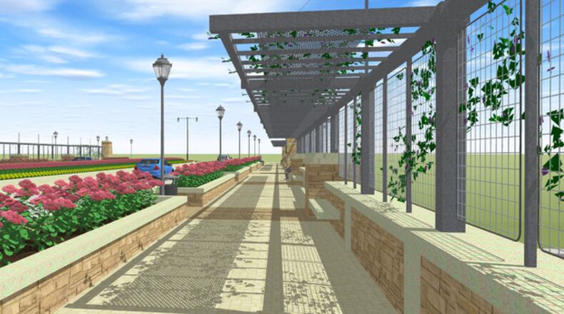 Artist’s rendering depicts the completed Encore Parkway bridge over Ga. 400. NORTH FULTON COMMUNITY IMPROVEMENT DISTRICT