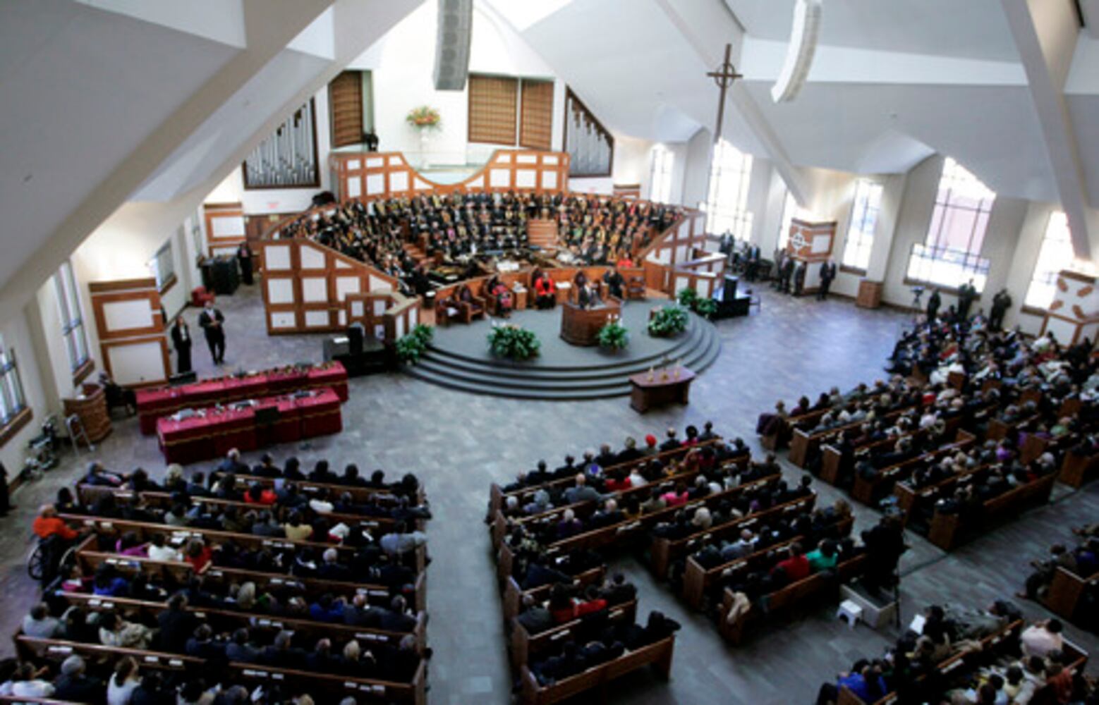 Sen. Barack Obama visits Ebenezer