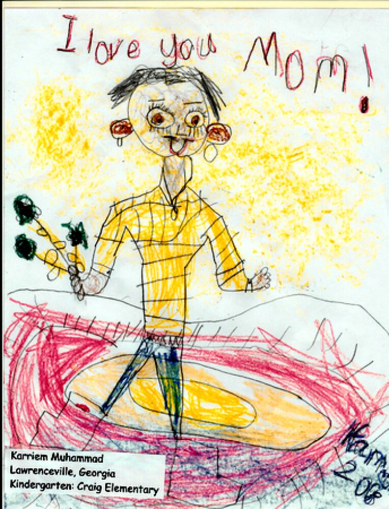 Gwinnett kids draw mom 3