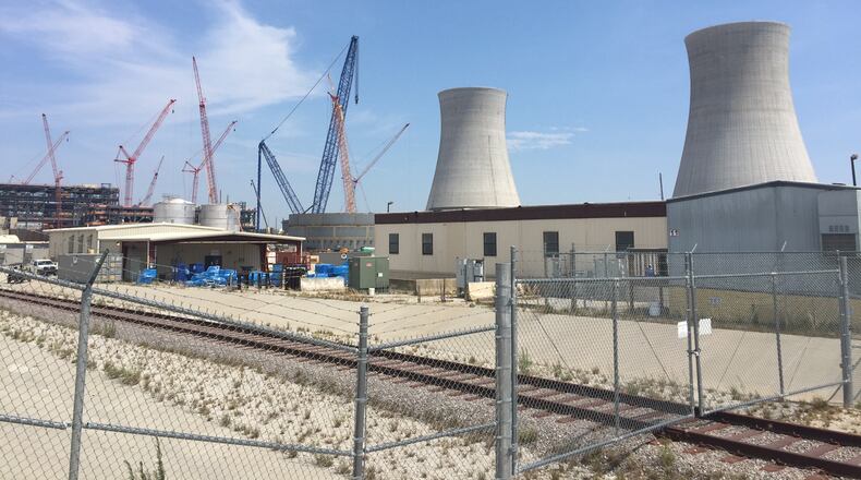 A 2016 file photo of the Plant Vogtle nuclear construction Johnny Edwards, jedwards@ajc.com