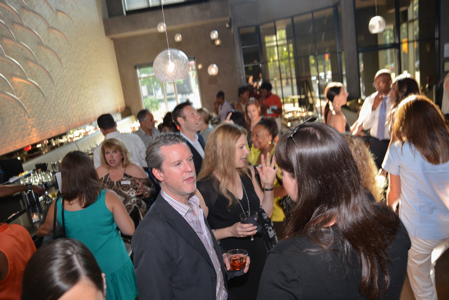 Andrea Syrtash and Jeff Wilser book signing at STK Atlanta