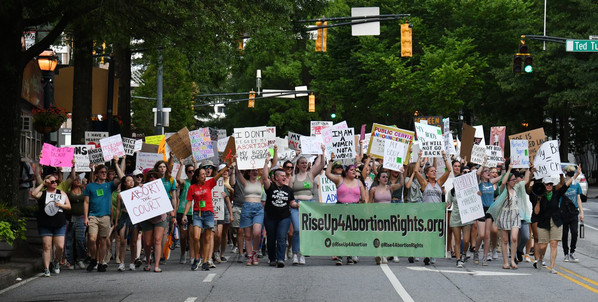 2nd Day Protest on Roe v. Wade