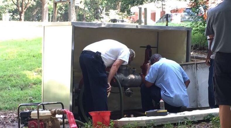 Kittredge Magnet School was evacuated Tuesday due to a plumbing problem. (Credit: Channel 2 Action News)