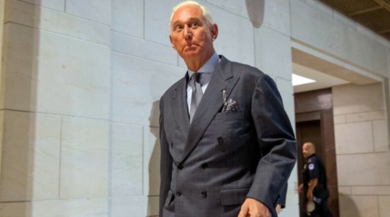 Roger Stone (AP Photo/Andrew Harnik)