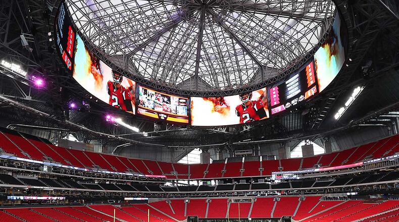 Mercedes-Benz Stadium is ready for action.