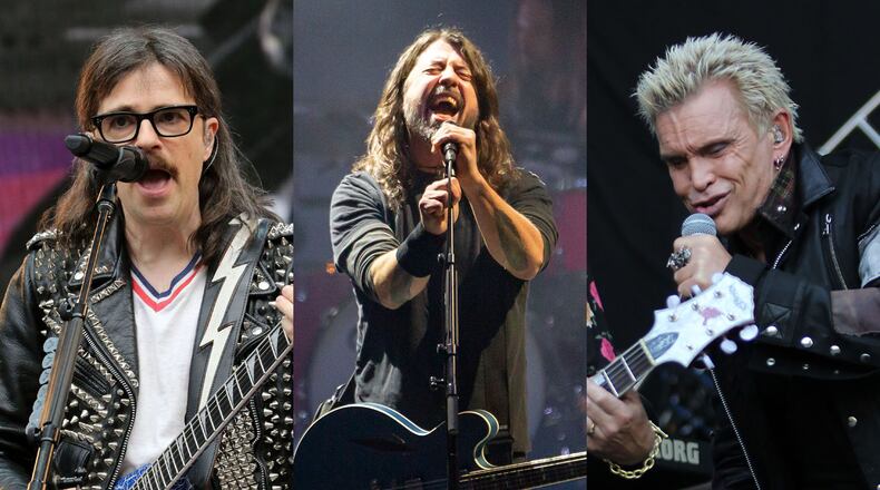 The Shaky Knees Music Festival for May 3-5, 2024 at Central Park in Atlanta features the likes of Weezer, Foo Fighters and Billy Idol. FILE PHOTOS