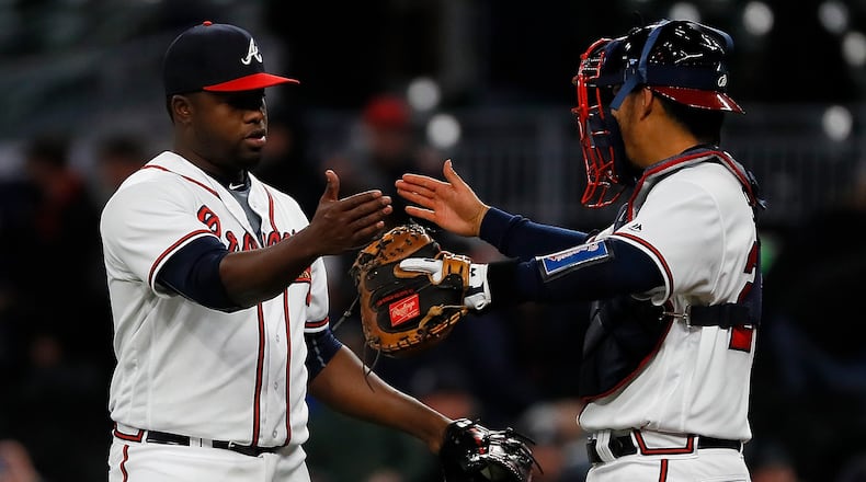 Braves closer Arodys Vizcaino is expected to be activated from the disabled list before Tuesday’s game against the Yankees.  (Photo by Kevin C. Cox/Getty Images)