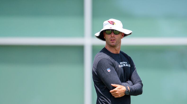Arizona Cardinals head coach Kliff Kingsbury during minicamp.
