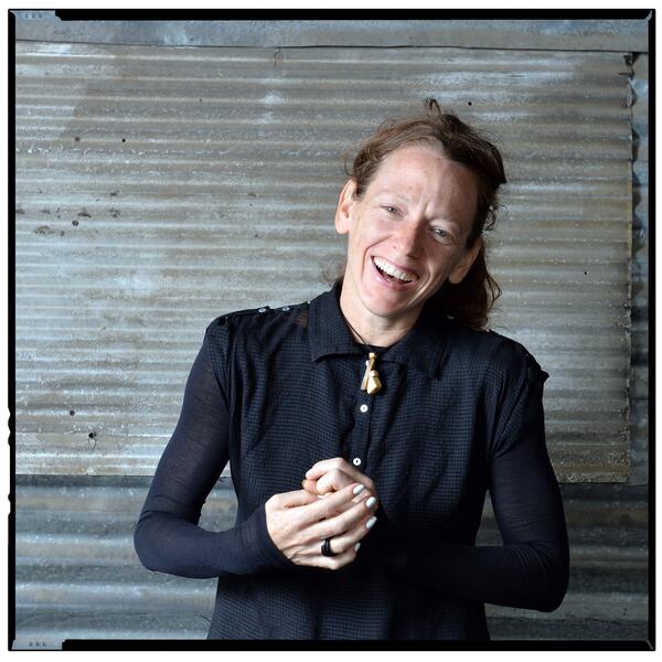 Lauri Stallings, founder and choreographer of Glo, is seen here at Goodson Yard at the Goat Farm Arts Center. HYOSUB SHIN / HSHIN@AJC.COM