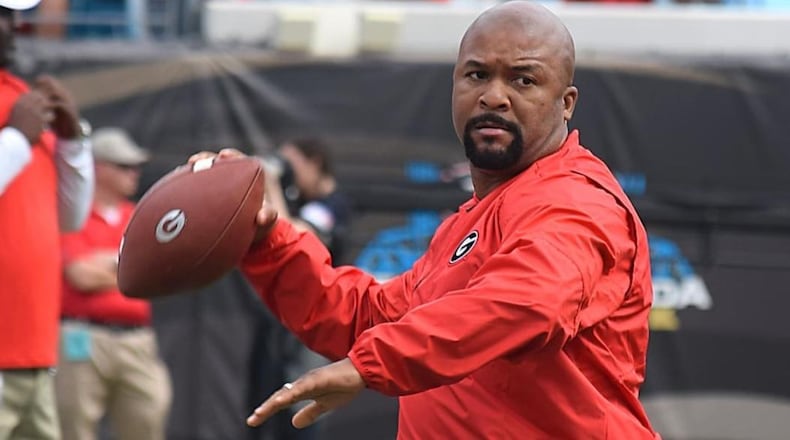 Georgia running backs coach Dell McGee.