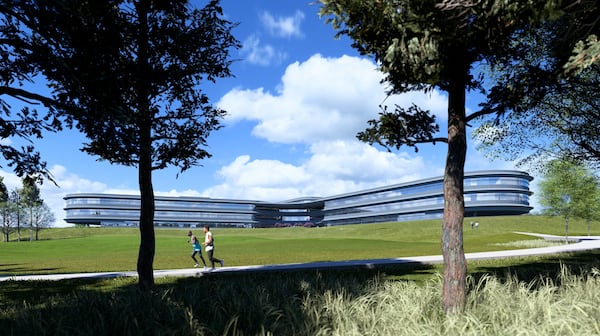 The new North Clayton High School campus will feature a 5K running trail. (Courtesy of Clayton County Board of Education)