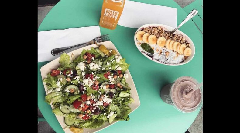 See a sampling of the fare from Kale Me Crazy, the Atlanta-based juice and smoothie shop, taken by a customer and posted to the company's Facebook page.