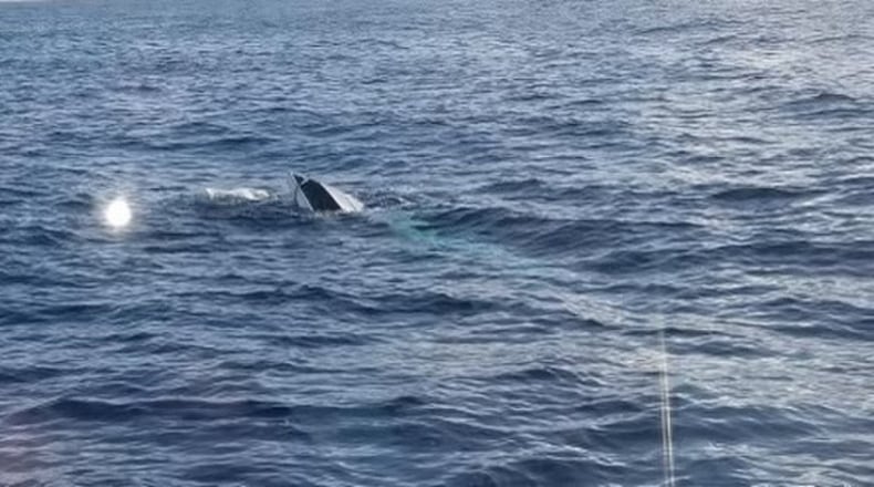 The Coast Guard suspended the search Sunday at 10:30 p.m. for six people who were reported as missing approximately 23 miles east of Fort Pierce. (Image: U.S. Coast Guard)