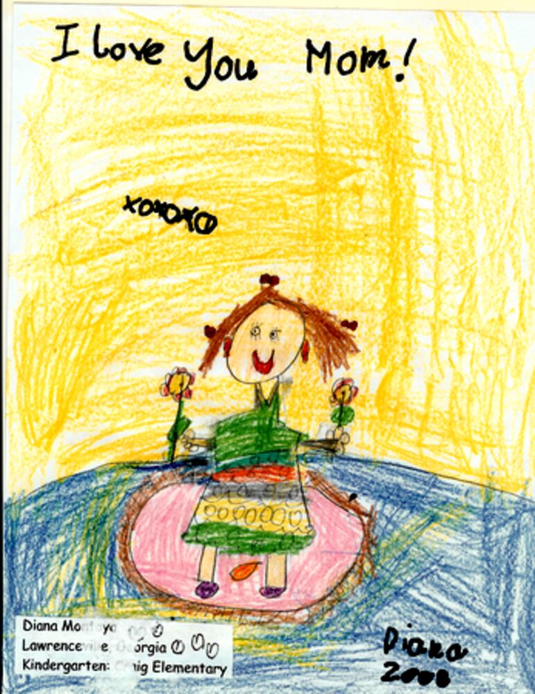 Gwinnett kids draw mom 3