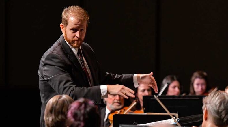Timothy Verville is the conductor and director of the Georgia Symphony Orchestra.