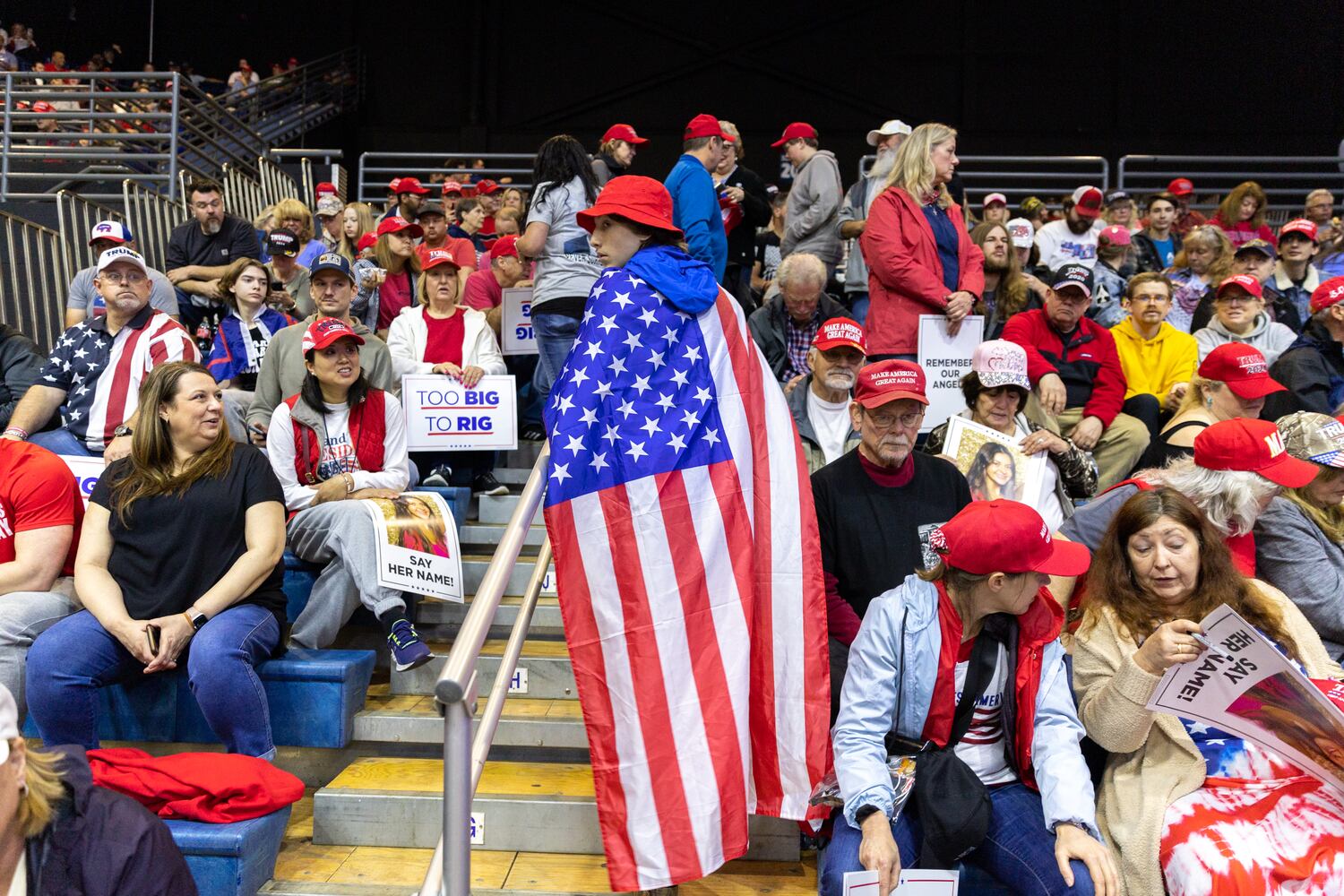 Biden and Trump rally in Georgia
