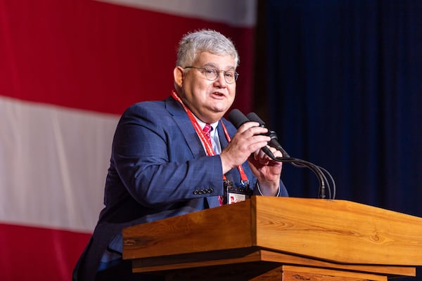 David Shafer, a former state GOP chair and one of Donald Trump's co-defendants in Fulton County's election interference case, will represent the state at the Republican National Convention. (Arvin Temkar/The Atlanta Journal-Constitution/TNS)