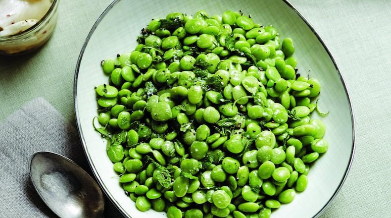 Butter Beans with Butter, Mint, and Lime from “The Lee Bros. Charleston Kitchen.” Copyright © 2013 by Matt Lee and Ted Lee. Photographs copyright © 2013 by Squire Fox. Published by Clarkson Potter/Publishers, an imprint of Penguin Random House LLC.