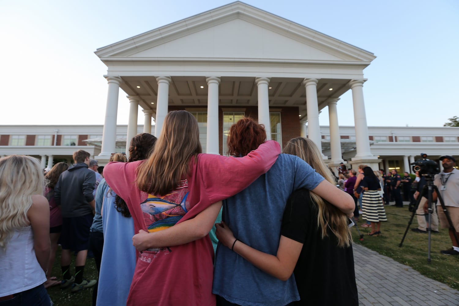 April 28, 2016, Milton vigil for UGA student