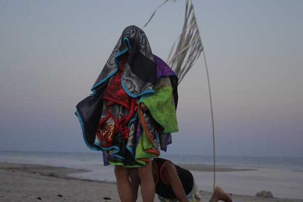 Performers in "TRY," a collaborative work that will premiere in Atlanta March 18-19 at B-Complex. (Photo by An Pham)
