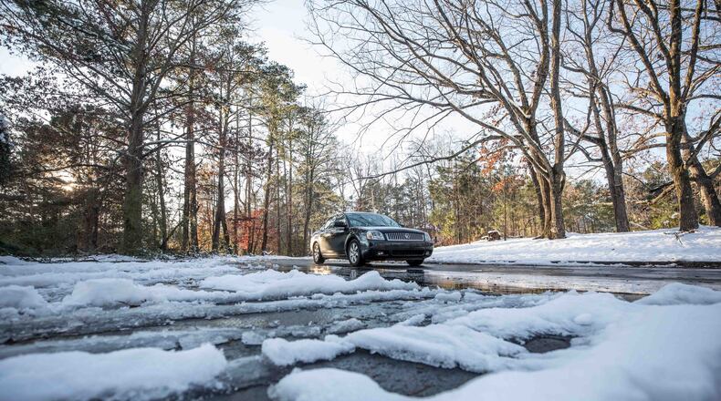 File Photo: Potentially icy conditions prompted Cobb County to delay some government operations Tuesday. BRANDEN CAMP / SPECIAL TO THE AJC