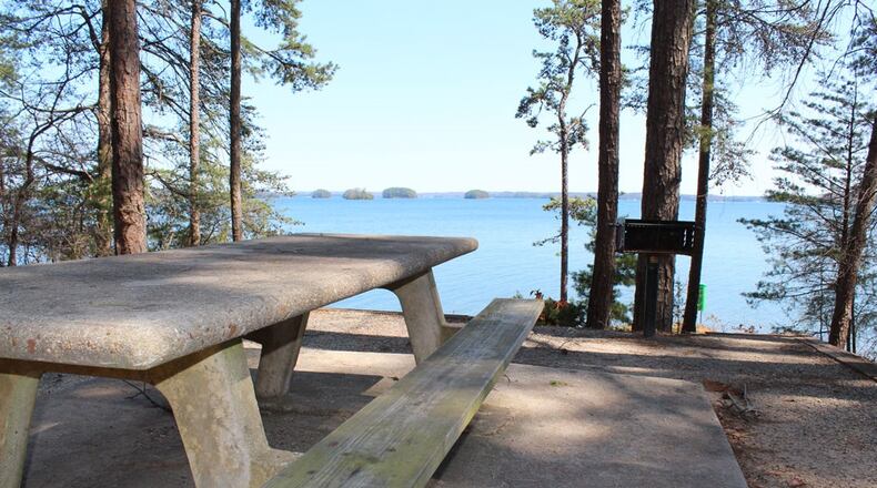 The Forsyth county parks department’s Shady Grove Campground fronting on Lake Lanier opens March 6. Forsyth County