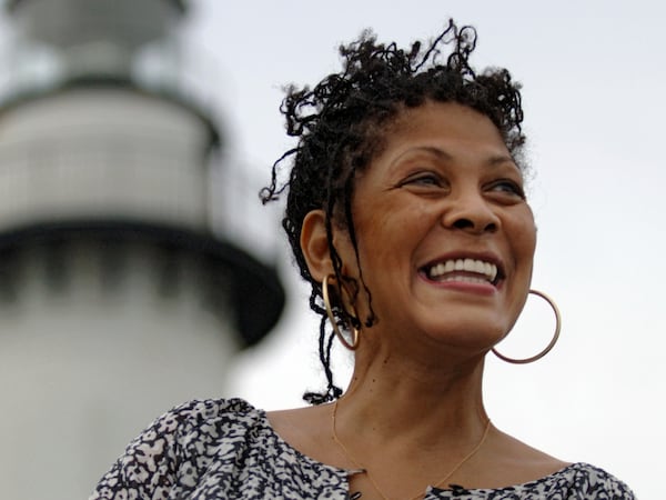 Author Tina McElroy Ansa poses in St. Simons Island, Georgia, in 2008. Macon native Ansa has lived on the island since the 1980s. (Photo: Stephen Morton)