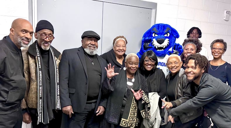 Members of SHOWAbility's Inclusive Chorus performed their unique rendition of the National Anthem on Dec. 8 at Georgia State University. Members of the choir have seen and unseen disabilities.