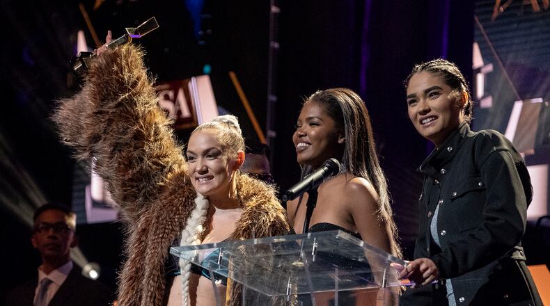 STAR: L-R: Jude Demorest, Ryan Destiny and Brittany O'Grady in the "When The Levee Breaks" Season Three finale episode of STAR airing Wednesday, May 8 (9:00-10:00 PM ET/PT) on FOX. ©2019 Fox Media LLC CR: Wilford Harewood/FOX.