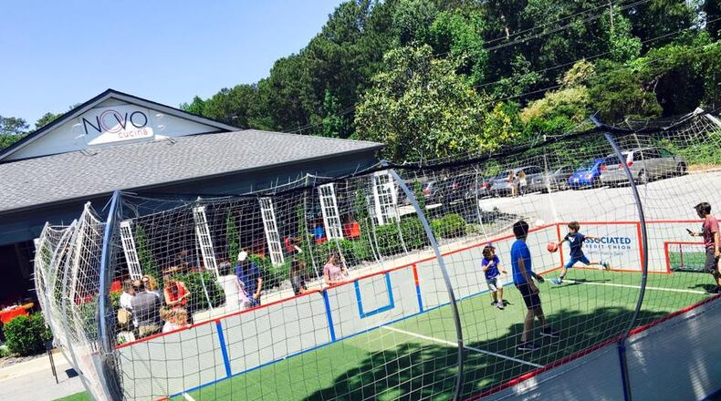 Take Dad to play Dragon Soccer at Novo Cucina. / Handout photo