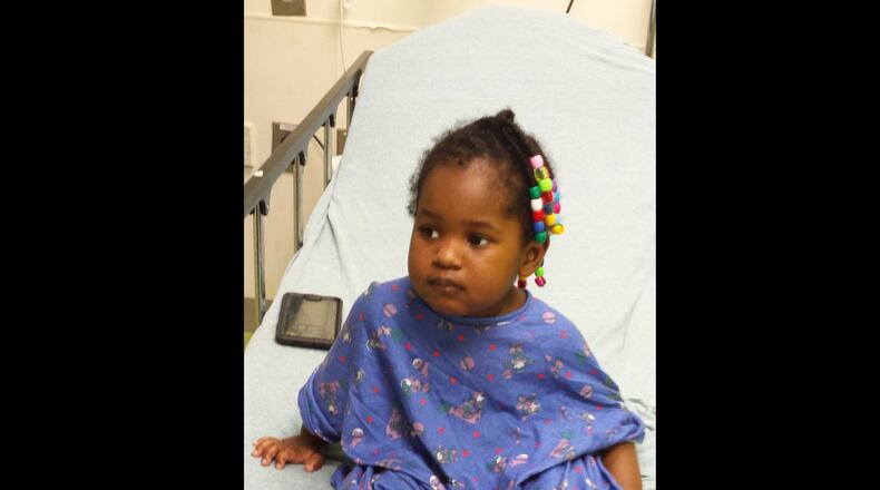 An 18-month-old was found in a car Friday evening. (Credit: Atlanta Police Department)